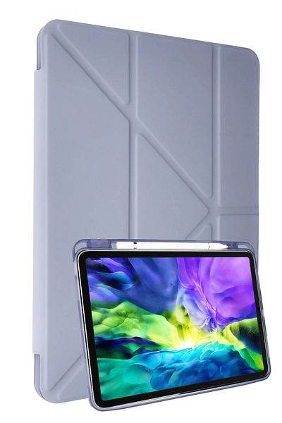 NewFace iPad 2022 10.9 (10Th Generation) Case Mars Tablet Case with Pen Holder - Light Purple Gelal