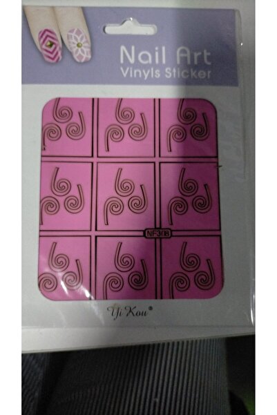 global fashion Αυτοκόλλητα διακόσμησης νυχιών NF308