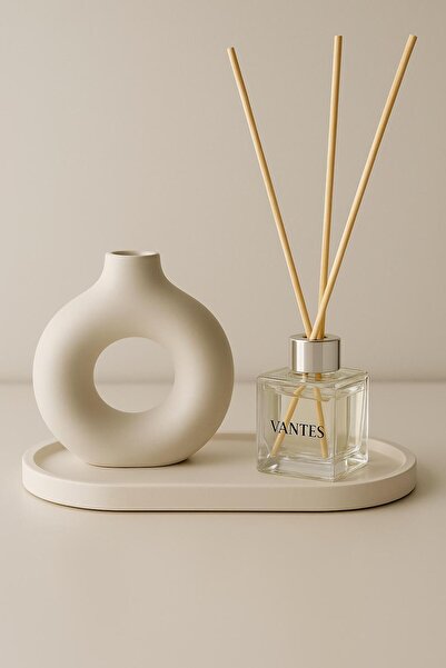 VANTES Dekoratif Vazo Oda Kokusu Set 3lü Obje-biblo-oda Kokusu (ÇİÇEK DAHİL DEGİLDİR)