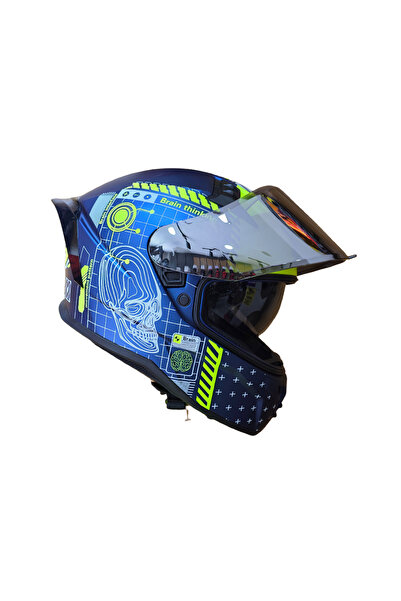 Sway SW-869 FULL FACE PRO AYNALI VİZÖR (GÜNEŞ VİZÖRLÜ)