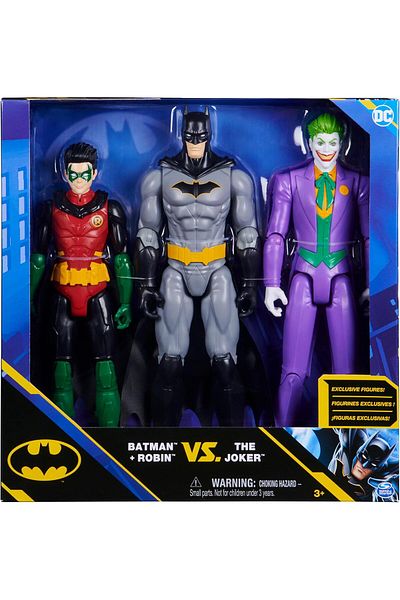 Spin Masters DC Batman Figure 3-pack 12inch 6064967