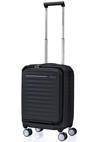 American Tourister Frontec Spinner 54 cm - Black - 3 Years Global Warranty