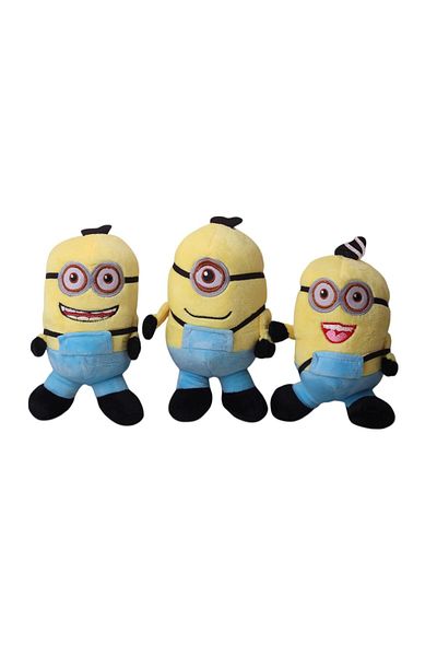 e-life shop Despicable Me Minions Despicable Me Stuart Dave Bob 3-Piece Plush Toy Sleeping & Playmate