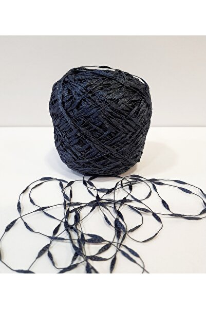 İPLİKOUTLET Koyu Lacivert Damla Polyester İp 200 Gram
