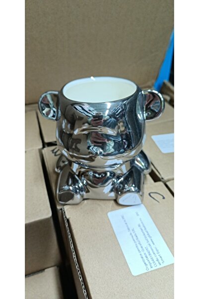 global fashion Organizator pentru pensule și pile, din ceramică, argint