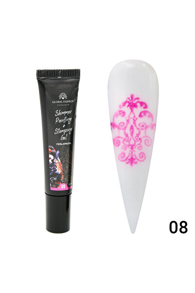 global fashion Χρώμα τζελ για ζωγραφική και σφράγιση Ζωγραφική+Σφράγιση με γκ...