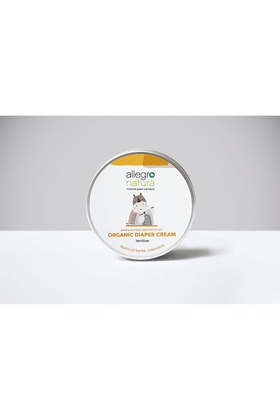 Allegro Natura Cremă organică pentru zona scutecului, 150ml