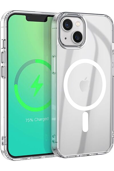 eSTUFF INFINITE OSLO Carcasă Magnetica iPhone 14, Transparentă