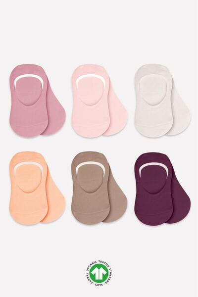 NW NessiWorld جوارب راقصة الباليه من نيسا وورلد بيستايل ميكس، 6 قطع BS30101M داستي روز