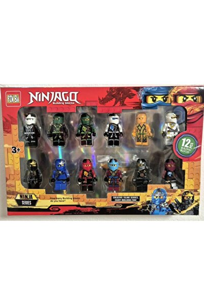 xpress sales Set figurine Virtual Trend®, Ninjago, Plastic, 12 bucati, Multicolor