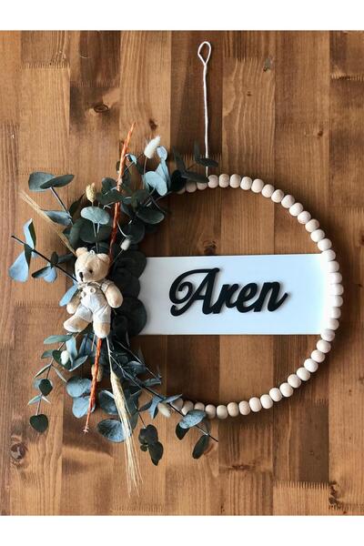 Aren Çocuk odası kapı süsü isimlik bebek