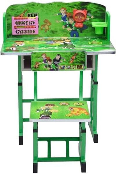 Türkiye Multi Home Furniture Study Desk & Chair for Kids Adjustable Kids Study Desk MH-ST37-Ben10 and Chair