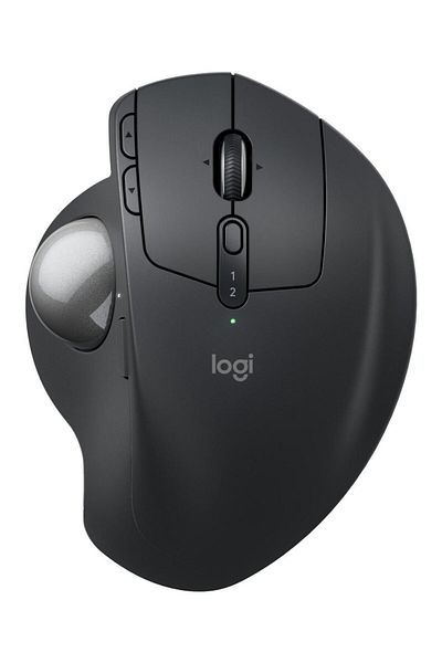 logitech MX ERGO S Trackball, bezprzewodowa, czarna, 910-007260