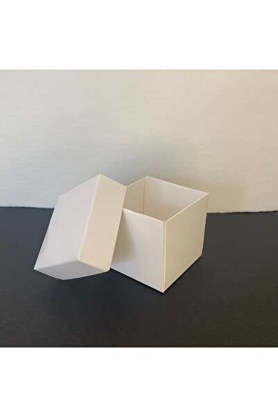 Güven Asetat Kutu Market 5x5x5 Beyaz Komple Karton Kutu (50 adet)