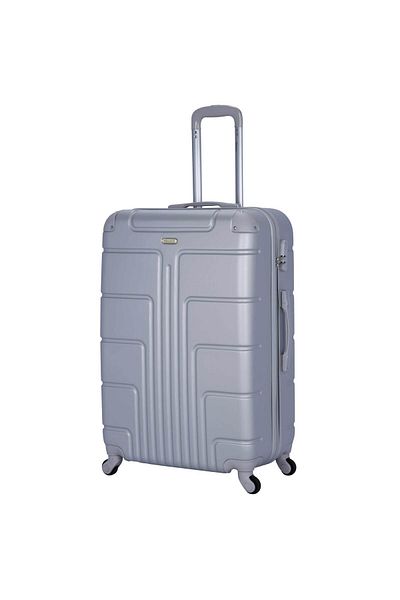 Senator Travel Bag Suitcase A1012 Hard Casing Extra Large Check-In Luggage Trolley 81cm Silver