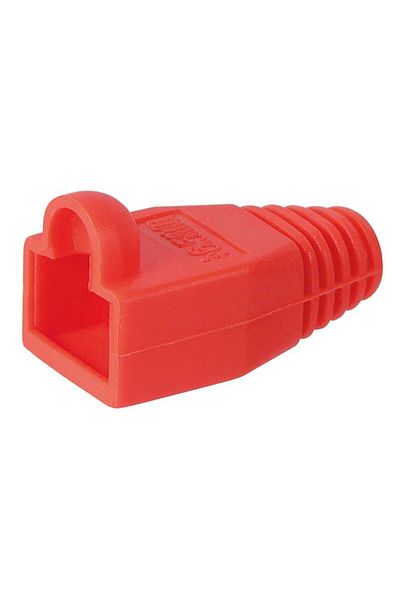 MicroConnect Boots RJ45 Red, 50pcs, KON503R