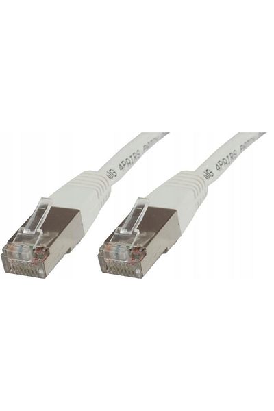 MicroConnect F/UTP CAT6 0,25m Biały LSZH