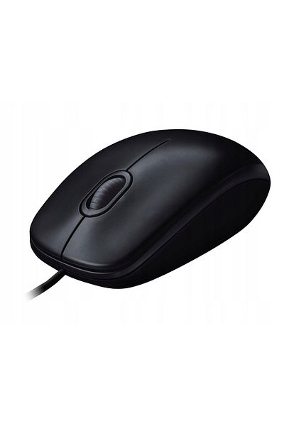 logitech M90, cu fir Mysz negru, 910-001793