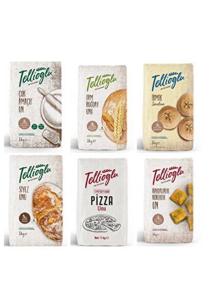 tellioğlu Karma Un Avantaj Set/semolina Irmik 6x1kg