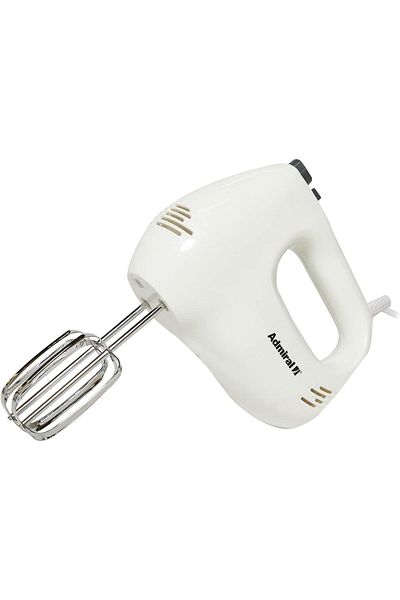 Admiral Hand Mixer, Plastic Body, 5 Speed With Chromed Beaters, 220-240V 50Hz 150W