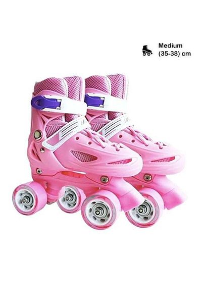 ULHYC Kids Unisex Four Wheel Roller Skating Shoes M (35-38)cm