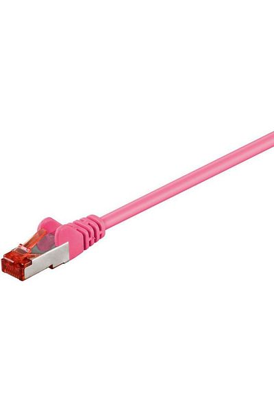 Inna marka Kabel sieciowy MicroConnect S/FTP CAT6 PiMF LSZH 10m różowy, SSTP610PI