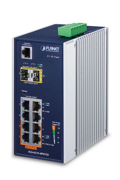 Inna marka Planet IP30 Industrial L2/L4 4-Port, IGS-4215-4P4T2S