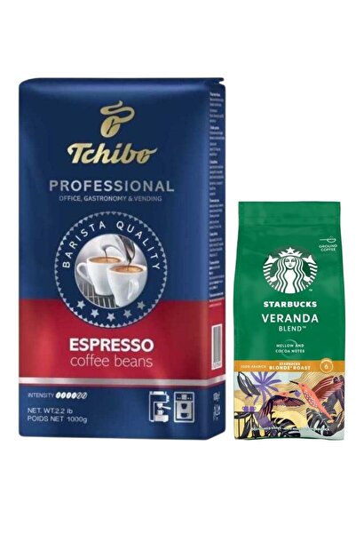 Tchibo Espresso Çekirdek Kahve 1kg+Veranda Blend Öğütülmüş Kahve 200GR(FIRSAT ÜRÜNÜ)