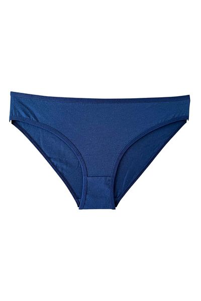 tonda Women's Slip Panties, Navy Color Bikini Panties, Cotton Soft Fabric 12 Pack Bikini Panties