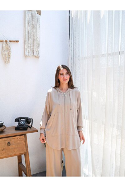 Camelya Fashion İKİLİ YUMUŞAÇIK İNCE TAKIM