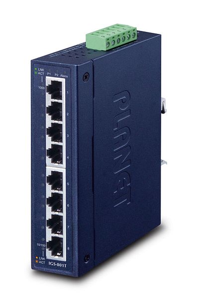 Inna marka Planet IP30 Slim type 8-P Industrial, IGS-801T