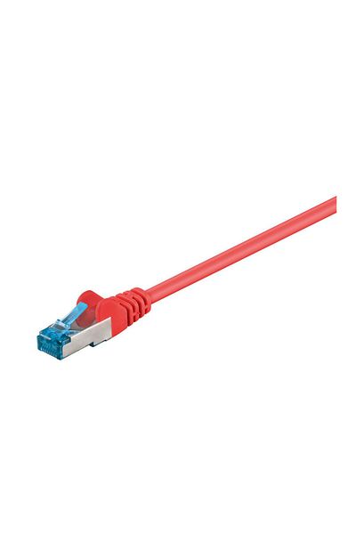 Inna marka Kabel MicroConnect S/FTP CAT6A 1,5M Czerwony LSZH PIMF (pary w folii metalowej)