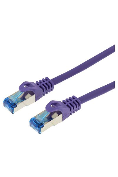 Inna marka Kabel patchowy LOGON PROFESSIONAL SF/UTP 0,5m - CAT5E - fioletowy, TCR55SS005V