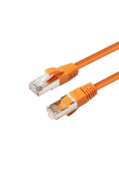 Inna marka MicroConnect S/FTP CAT6 5m Pomarańczowy LSZH PiMF (Pary w folii metalowej) 4x2xAWG 28, CU, SSTP605O