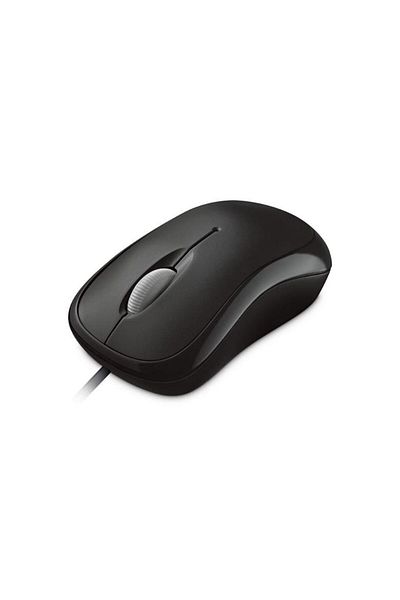 MICROSOFT Mouse optic de bază, negru, USB, model 5M11C85595, 4YH-00007