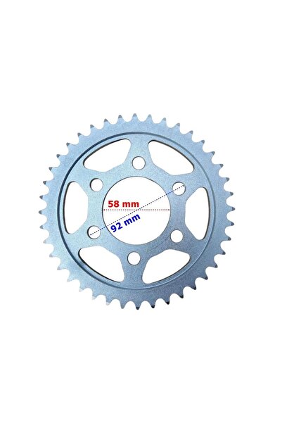 MOTOHANE RKS SRK 125-R Arka Dişli 43T (Diş)
