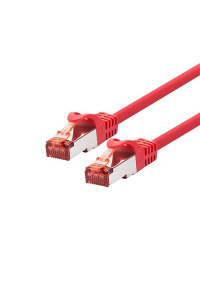Inna marka Profesjonalny kabel patchowy LOGON CAT6 F/UTP - 25M Czerwony, TCF66F250R
