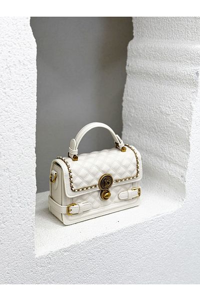 NUR KARACA Dsn B35073 Covered Both Hand and Crossbody Bag for Women