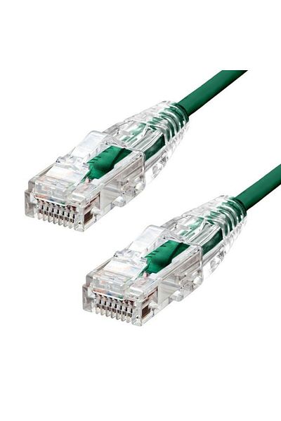 ProXtend Cablu Ethernet CAT6 U/UTP CU LSZH Ultra Subțire, Verde, 4m, S-6UTP-04GR