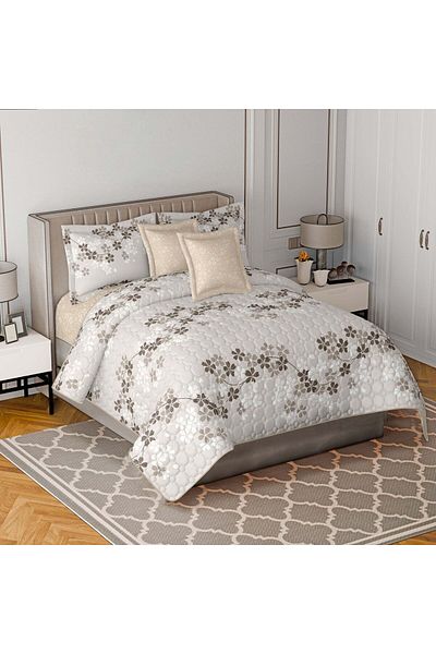 Moon 6-piece compressed hotel double bed sheet for a refreshing summer, quilt size 250x230 cm