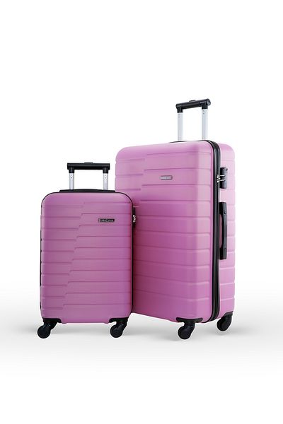 PARAJOHN Horizon 2-piece Luggage Set Abs Hard Shell Check-in Trolley Bag With 360° Spinner Wheels & Lock