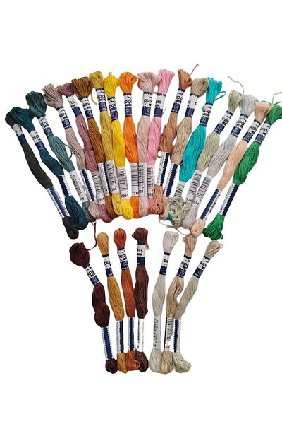Puppets Muline 100% Cotton Embroidery Floss Sets