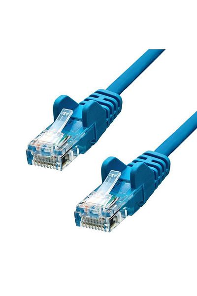 ProXtend Cablu Ethernet CAT5e U/UTP CCA PVC 1.5m Albastru 8K157E9#ABB, V-5UTP-015BL