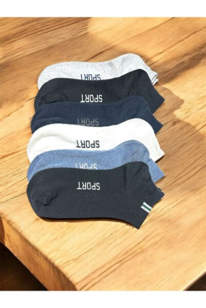 BYNDRSOCKS 6 чифта мъжки памучни чорапи, цветни