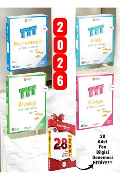 Üç Dört Beş Yayıncılık 345-2026 TYT Matematik-Fizik-Kimya-Biyololoji Soru Ban...