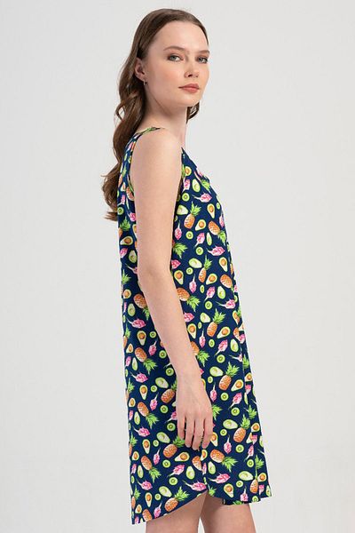 VİENETTA Cotton Women's Wide Strap Nightgown, 409212