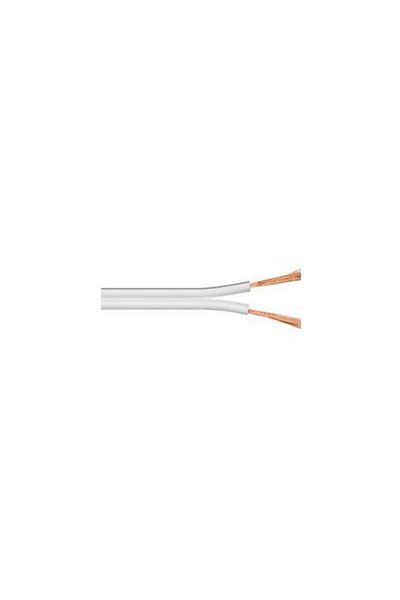 MicroConnect kabel głośnikowy 50m Biały