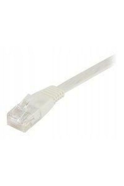MicroConnect Cablu U/UTP CAT5e 5M alb plat, V-UTP505W-FLAT