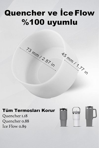 Stanley Quencher, Iceflow, Lumin Compatible – New Generation Thick Silicone Base Protector (1 Piece)