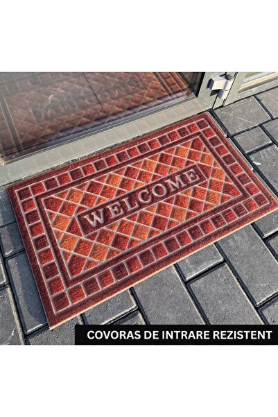 OPTIM DEKO Welcome Entry Mat, OPTIM DEKO, polypropylene, non-slip, 75 x 43 cm, multicolor